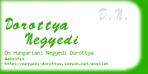 dorottya negyedi business card